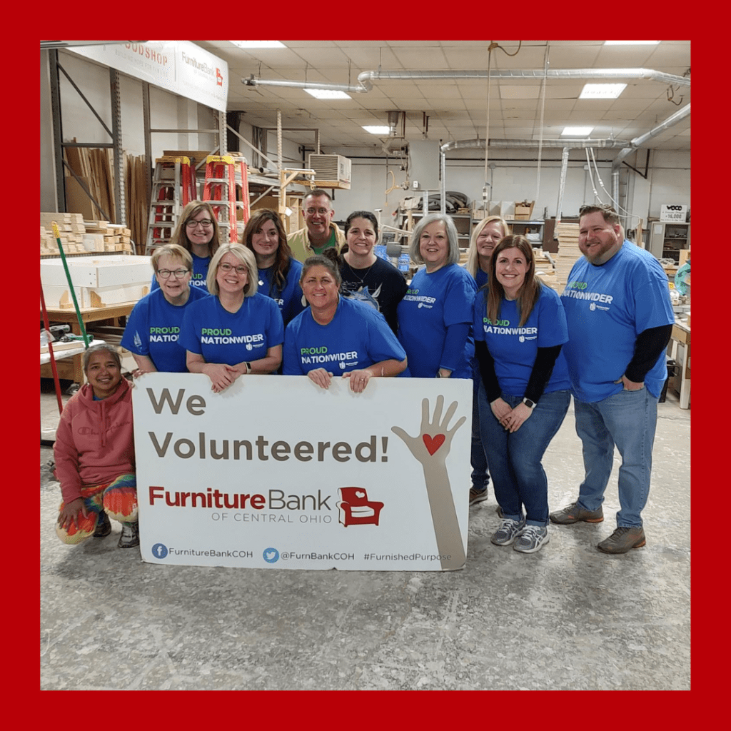 SUPPORTER SPOTLIGHT NATIONWIDE Furniture Bank of Central Ohio